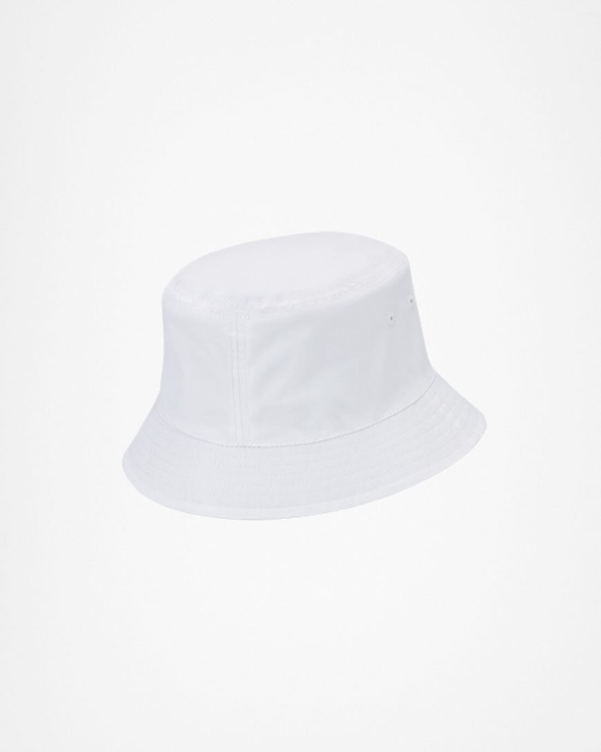 Chapeus Converse Star Chevron Logo Reversible Bucket Feminino Branco | PT E0895P3